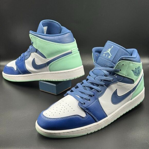 Air Jordan 1 Mid 'Blue Mint' - Picture 6 of 10